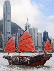 The "Duk Ling" is the only authentic Chinese Junk that still sails the water of Hong Kong's Victoria Harbour, providing a unique and memorable experience to visitors and tourists to Hong Kong | A guide to Hong Kong Harbour Cruise & Unique boat trips