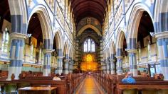 St Paul's Cathedral, Melbourne. I love this church, gorgeous architecture.