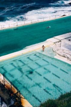 Bondi baths.