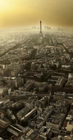 Astounding aerial shot of Paris