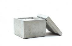 Concrete Q-Tip Holder