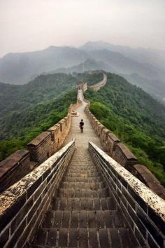 Great Wall of China at dawn