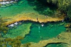 Het Semuc Champey in Guatemala