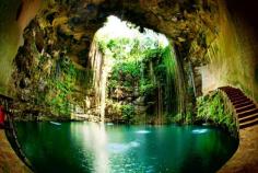 Ik-Kil Cenote, Chichen Itza, #Mexico