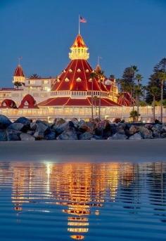 -Hotel del Coronado, San Diego- California  I've been there but would love to go again!