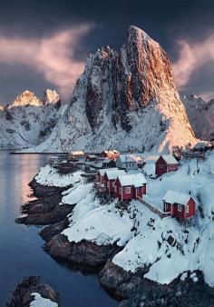 Sunset, Lofoten, Norway