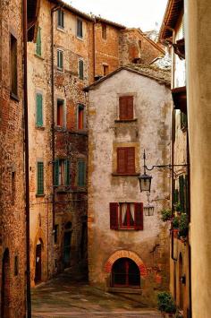 Medieval Village, Anghiri, Tuscany, Italy