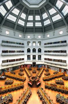 La Trobe Reading Room, State Library of Victoria.  Lived here all my life and have NEVER been in there. :(