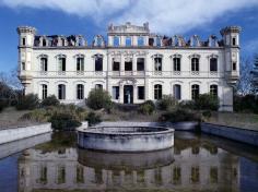 Peacock castle  Abandoned castle in south-west of France. He is known by its giant park,