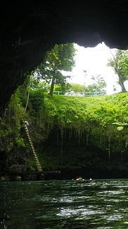 To Sua Ocean Trench in the Lotofaga village on the south coast of Upolu, Samoa