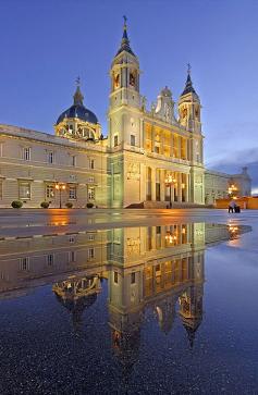 La Almudena Cathedral, Madrid, Spain.