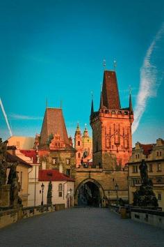 Charles Bridge, Prague, Czech Republic photo via laura