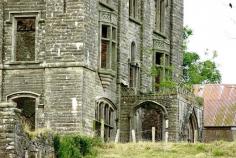 Altinaghree Castle (also known as Ogilby's Castle, Liscloon House and Altnacree Castle) sits on private land near Dunnamanagh in County Tyrone. It is believed to have been built around 1860 by William Ogilby (an Irish barrister and naturalist). The castle has been abandoned since the end of the 19th century when William's son James invited scandal by falling in love and eloping to Australia with Mary Jane Jamieson - a factory seamstress.