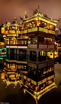 Huxinting Tea House in Shanghai, China