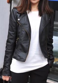 Black Zipper Jacket