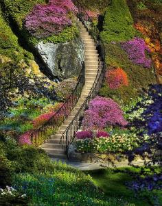 Buchart Gardens, Victoria, B.C., Canada.