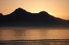 Hebridean sunset over rum