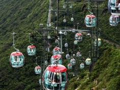 Ocean Park Cable Cars, Hong Kong #travel