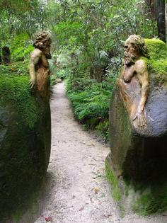 Guardians at the Gateway, William Ricketts Sanctuary, Melbourne, Australia  photo via victoria. Remember this, @Sara Lake ?