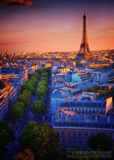 Sunset in Paris