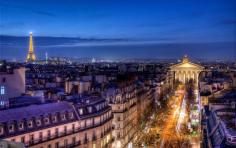 Paris night view