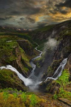 Vøringfossen - Norway.  Wow the Earth is beautiful.