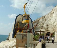 World's Coolest Tram Rides: Rosh HaNikra Cable Car, Western Galilee, Israel