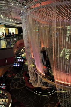 The glittering 'Chandelier Bar' at The Cosmopolitan, Las Vegas