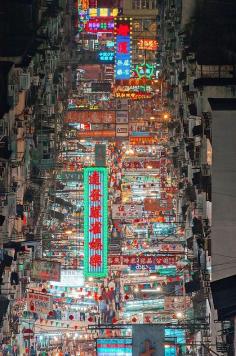 Temple Street, Kowloon, Hong Kong #travel #HongKong