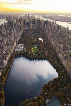 Central Park at sunrise, New Yor, United States.