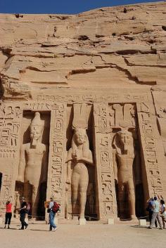 Temple of Hathor and Nefertari - Aswan Egypt,    World, Heritage, By, Unesco, 1979