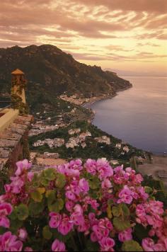 View of the Ravello Coastline - Italy