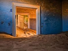 Ghost Town of Abandoned African Diamond Mine. Photo by Chris Gray