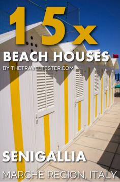 Beach Houses in Senigallia, Marche Region, Italy