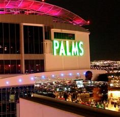 Ghost Bar at The Palms, Las Vegas... Great overhead view and a glass floor, too! You have you have to stand in line to get in here, the Palms is known for that.