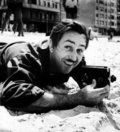 Walt Disney and his 8mm camera, 1941.