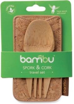 The bambu Spork & Cork utensil is a compact 2-in-1 utensil that's easy to take along in your travel bag, in the car, your backpack, or to keep in your desk at work. Available at REI. #bambu4u