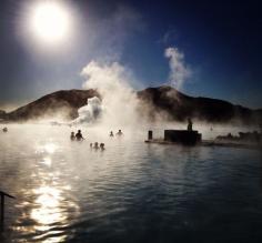 The sun is bigger in Iceland. Discovered by Tanya Williams at Blue Lagoon, Iceland