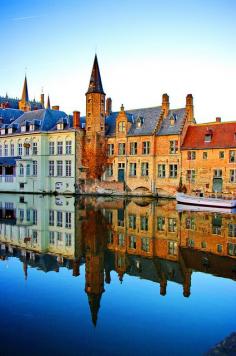 River Reflection, Bruges, Belgium