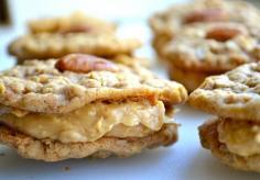 Peanut Butter & Pecan Oatmeal Sandwiches from Rachel Schultz