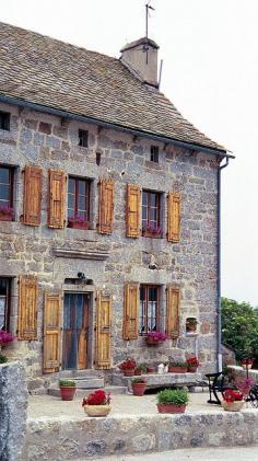 Farmhouse In southwest France along the Chemin de St. Jacques de Compostelle - an ancient pilgrim route to the shrine of the apostle St. James.