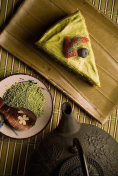 Japanese Matcha cake