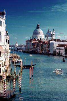 Church of Madonna della Salute - Grand Canal of Venice, Italy