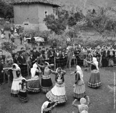 Village girls dance at a wedding festival in Northern Iran, 1952