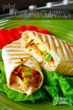 Grilled California Chicken Wraps