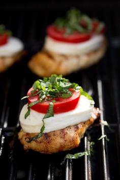 Caprese Grilled Chicken with Balsamic Reduction