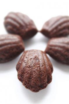 Chocolate Madeleines for the  Beaujolais Nouveau wine tasting