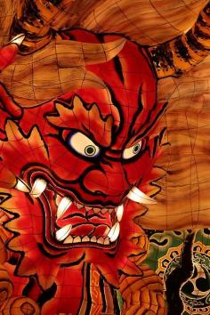 Big float of Nebuta Festival in Japan