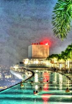 Pool on the 57th Floor, Marina Bay Sands Casino, Singapore