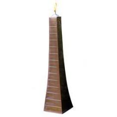 Pyramid Outdoor Torch in Copper (Set of 2)